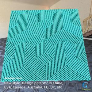 Colorful Garagetrac Floor Tiles Impact Resistant Polypropylene Garage Flooring