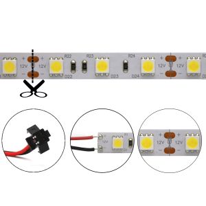 Cheap Muti Colours IP20 5050 RGB LED Strip Lights 14.4W Smd 5050 Rgb Led Strip 60 Led for sale