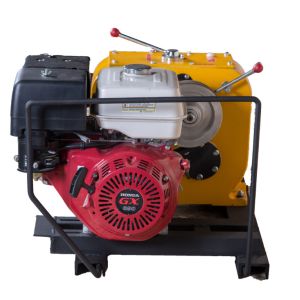 8 Ton Cable Winch Puller With Honda Gasoline Engine For Power Construction Cable