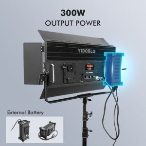 Digital Camera Photography 300watt Led Video Light with External Power Supply