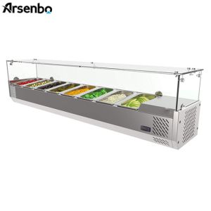 60Hz Salad Bar Pizza Prep Refrigerator Multipurpose No Fluorine