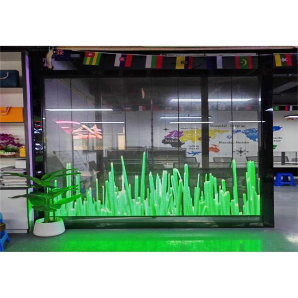 Quality 500*500mm P3.9 2000cd Brightness High Transparency LED Grille Panel for Indoor Advertising Screen wholesale