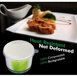 PLA compostable lids, BPI certificated compostable coffee cup lid made in China,