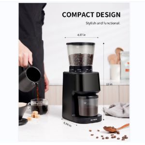 275g Espresso Electric Conical Burr Coffee Grinder Automatic Anti-Static