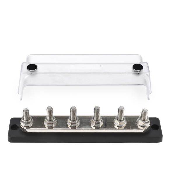 Quality 48V 600A High-Current Busbar with 6 Studs for Solar RV Marine and Automotive Power Distribution wholesale