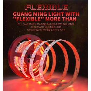 520-530nm 14.4W SMD 5050 LED Strip Light Low-temperature reflow