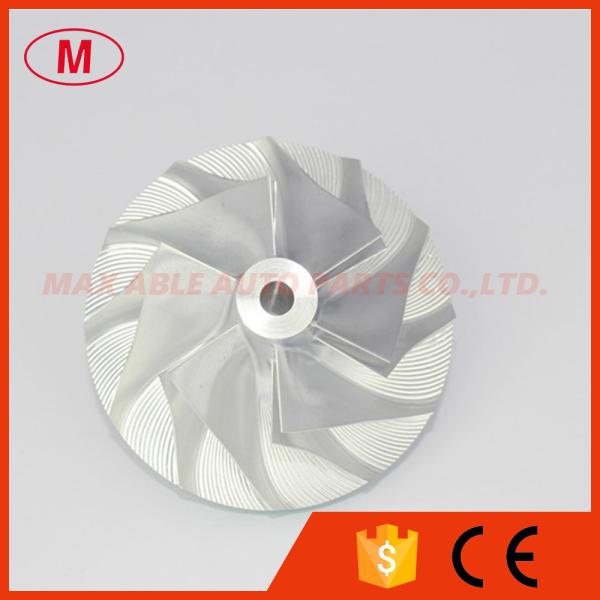 Quality T04E 48.56/74.99mm 6+6 blades 442293-0009 turbo billet/milling/aluminum 2024 compressor wheel for 452003-0001 wholesale