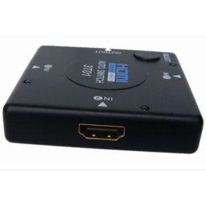 High Quality Mini 3 Port Hdmi Switch Switcher 1 Output 3 Input Splitter For