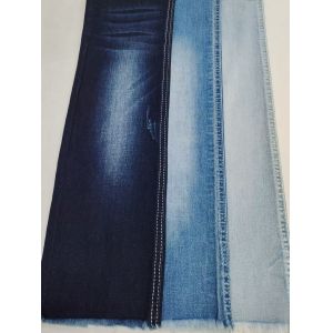 85%Cotton Siro Yarn Cross Slub High Spandex 12S Denim Fabric 180cm Full Width