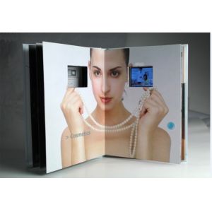 Cheap Light sensor 1G A4 size LCD Greeting Card with USB port for POP and present for sale