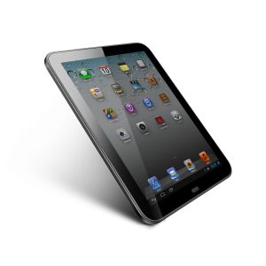 Wall Mounting Matt Black Ipad Kiosk Enclosure , Made Of Rugged Metal With Powder
