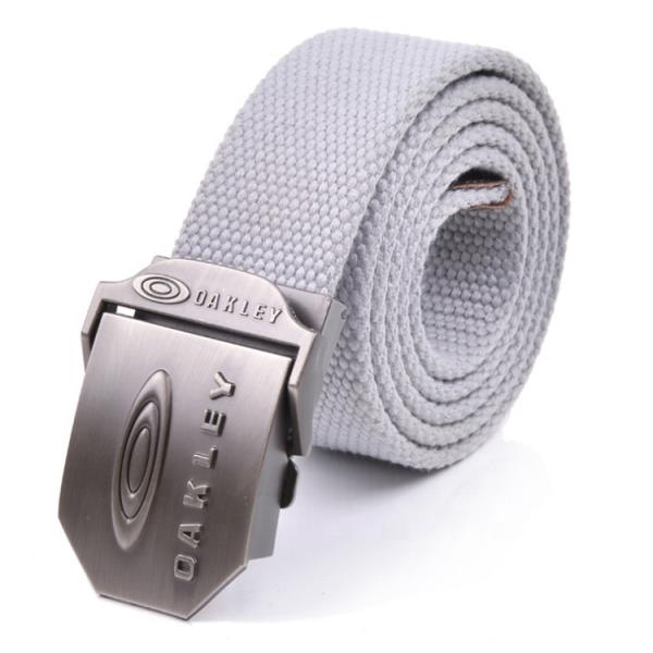 Metal Buckle Fabric Web Belt 3.8cm Canvas Waist Strap Belt 100cm Length