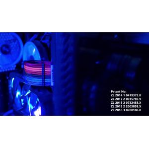 Cheap Quiet Computer LED RGB Case Fan with Controller for Gaming PC Computer 3PIN 4PIN 6PIN for sale