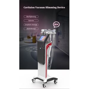 AS81 Ultrasonic OEM Vacuum Cavitation Slimming Machine 6 In 1 80K Fat Burning