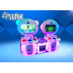 English Version Kids Coin Operated Game Machine / Music Game Simulator Little