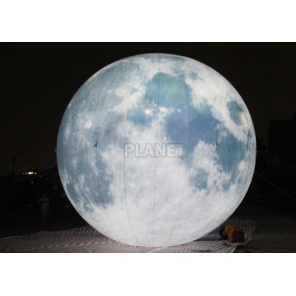 Quality Giant Lighting Inflatable Moon Globe 6 M Dia PLL - 145 Long Lifespan wholesale