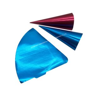 Complex Method Laminating Method Ice Cream Cone Sleeve Paper Silver Gold