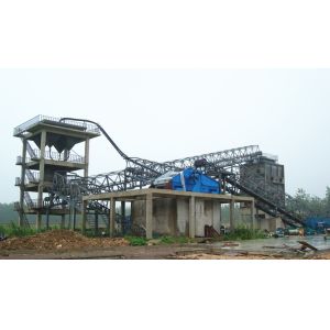 2023 vertical shaft sand making machine stationary stone crushing line and spare