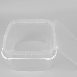 Customizable Transparent Plastic Bucket Clear Storage Buckets OEM ODM