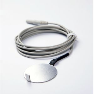 Reusable EMG Ground Electrode 32mm Plate Diameter With Tip