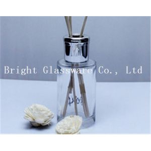 high quality 100ml perfume glass bottle with knob lid