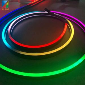 WS2811 LED Neon Strip , Black Color Silicone Neon Light Full RGB Color