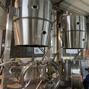 Stainless Steel Vertical LDP Fluidized Bed Coater Working Machine Processor For