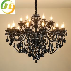 Modern Luxury Multiple Layers Ceiling Pendant Lights Crystal Chandelier Hanging