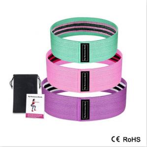 China 3 Piece Set Fitness Rubber Bands / Expander Elastic Band With LOGO Customized on sale