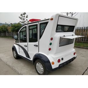 R12 Vacuum Tire Light Weight Electric Patrol Car With Rear LED Screen