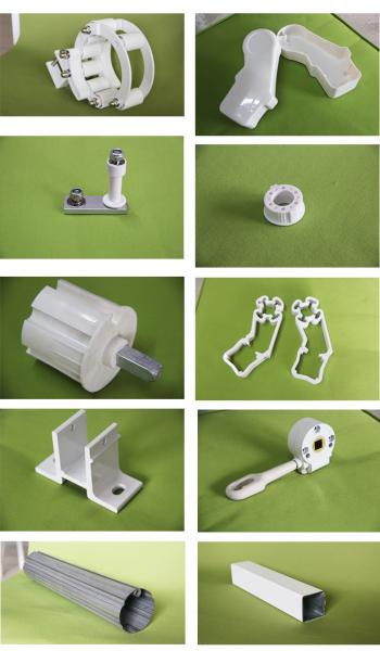 Aluminum Waterproof Retractable Awning Yard Door Shop Awning 40x40mm