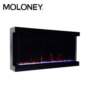 70inch 1800mm Multi Sided Electric Fireplace Three Levels Brightness