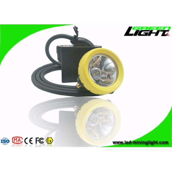 216lum 10000lux Rechargeable Led Hard Hat Light 7.8Ah Li - Ion Battery IP68 450mA