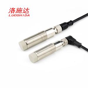 Cheap M18 DC Cylindrical Long Distance Inductive Proximity Sensor Switch With M12 4 Pin Plug Connector for sale