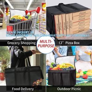 Insulated Cooler Bag And Food Warmer (3XL, 2 Pack) For Food Delivery & Grocery