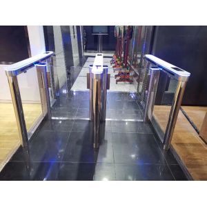 SUS304 Bidirectional Access Control Swing Gate Turnstile