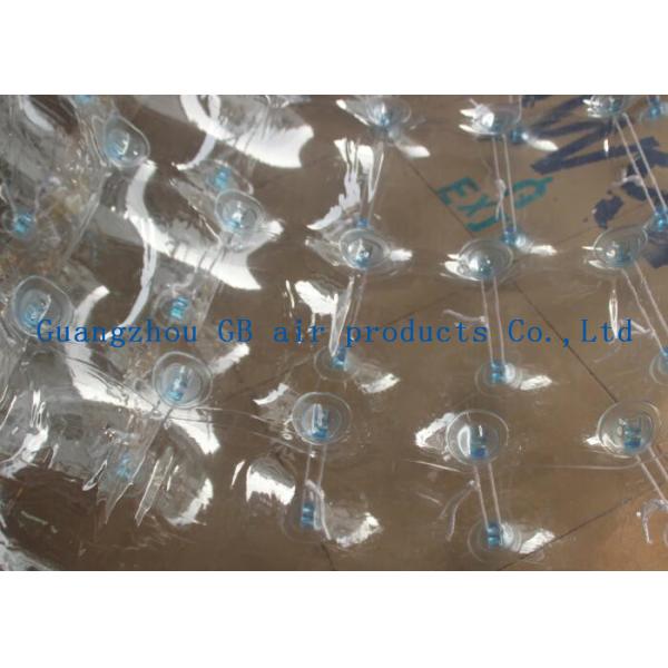 PVC Transparent Inflatable Rolling Ball , Funny Huge Inflatable Walk On Water Ball