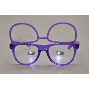 1.0mm Lense 3D Fireworks Glasses / Plastic Diffraction Glasses