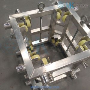 Black and Customized Sleeve Block for Ground Support Tower System 520mm 760mm