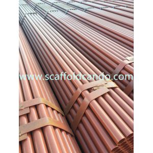 Cheap Scaffold pipe, scaffolding steel tube, Q235 painted, black, hot dip galvanized tube, 48.3mmO.D BS1139, BS1387, EN39 for sale