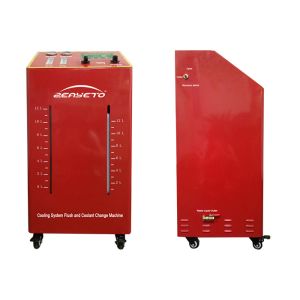 DC12V Engine Flush Machine Cooling System Cleaning Fluid Exchanger Red Color