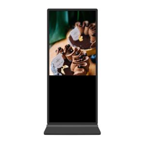 65 Inch Lcd Digital Signage Display With Infrared Touch Bank Lobby Support