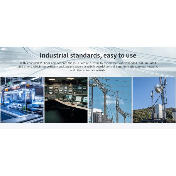 P21J 21.5 Inch Rugged Fanless Server Touch Screen Panel PC with Win10/11 and IP65 Rating