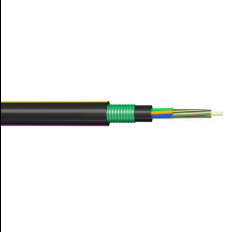 Quality PE Outer Sheath GYFTA53 Double Sheath Fiber Power Cable with FRP Central Strength Member wholesale