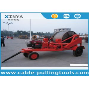 Cheap 3 - 8T Multi function Full Cable Drum Trailer Machine for electric power construction for sale