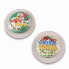 Cheap Circular shape talking toys Voice Recordable Gifts with push button activation for sale