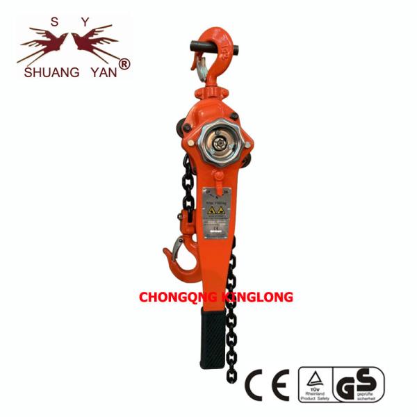 Quality Steel 20Mn2 14.7KN 1.5M Ratchet Chain Lever Hoist wholesale