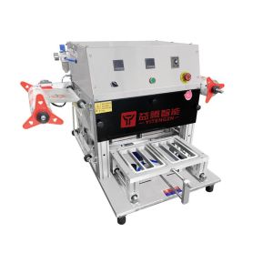 1600W Nitrogen Automatic Tray Sealing Machine 6061 Aluminum Alloy