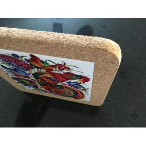 20*20xm Cork Trivet, Ceramic Trivet with Cork Based, Customized Size