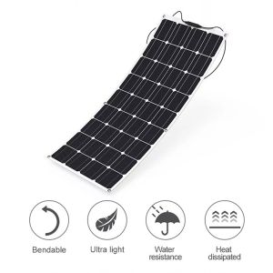 18V 170w Flexible Monocrystalline Solar Panel Photovoltaic Module